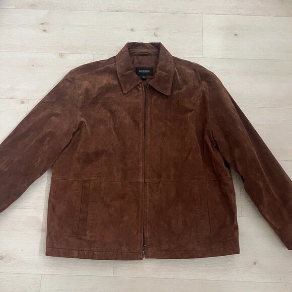 Aberdeen Collection Men's Suede Jacket Size Large - Picture 1 of 12